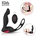 Produktbild LILFUNNIGHT Male GXXspot VibratØr Massager with 10 Vibrati*n Modes, 3 in 1 Stimulator with 2 Intense Motors for P-Spot Testicles Perineum Stimulation, Wireless Remote Anal SŒX Toy