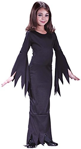 Buy Fancy Dress Addams Family Black Morticia Costume-Size 16-18 at ...
