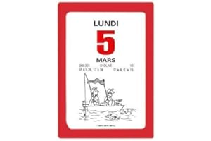 LIBELLUS OBERTHUR - 1 Bloc Calendrier à Effeuiller Ephémérides Humoristique - Janvier 2024 à Décembre 2024 - Dimension 9.2 x 6.3 cm