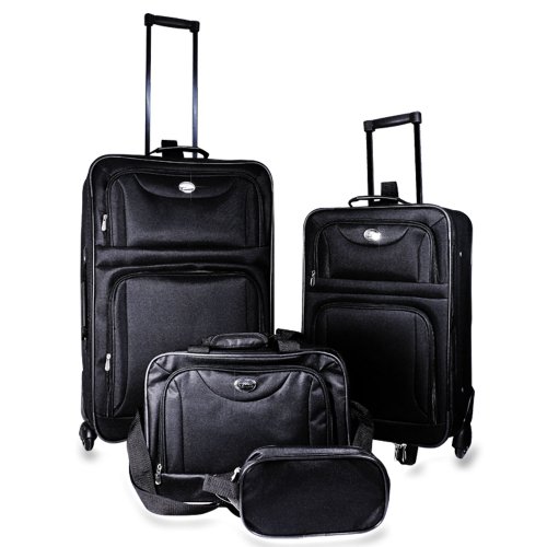 Preisvergleich Produktbild Trolley Reise Koffer Kofferset Reisekoffer Nylon 4tlg.