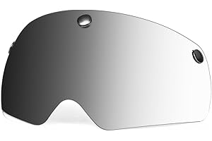 FUNWICT Magnetische Fahrradhelm Visier Austauschbare Brille Schutzbrille mit 6 Farben, Kompatibel nur mit FW008/FW001 Fahrradhelmen