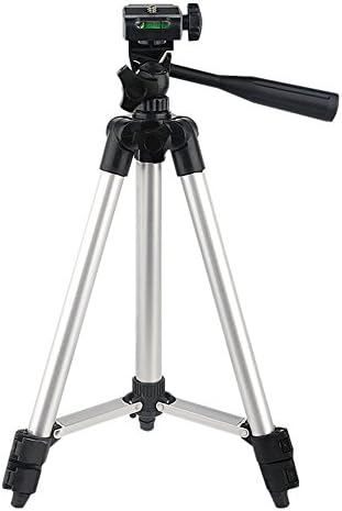 Elitehood Camera Tripod Travel Lighhtweight Aluminum Stand with Carry Bag, Remote Control, Phone Holder 360 Degree Head