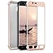 Price comparison product image kwmobile Case for Samsung Galaxy J5 (2017) DUOS - Soft TPU Silicone Protective Cover Full Body Smartphone Case - Metallic Rose Gold