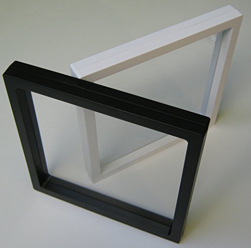3 Stück Kronenberg24 3D Schweberahmen Objektrahmen weiss 180x180x20mm für Kleinteile - 4