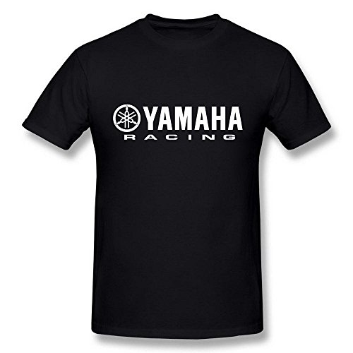 Pliuegy Men's Yamaha Racing Black T Shirt by Maven