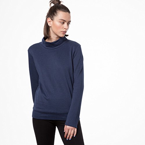 THOKKTHOKK Damen Sweatshirt Dunkelblau Bio Fair, Größe:XL - 2