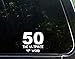 Produktbild 50 The Ultimate F Word (4" x 4") Die Cut Decal Bumper Sticker for Windows, Cars, Trucks, Etc.