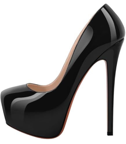 Escarpin Velours Noir à Talon Aiguille Haut De 10 Cm