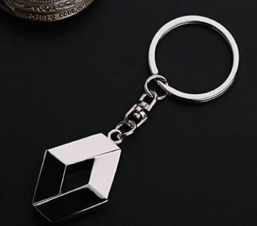Renault Chrome 3D Style Keyring Superior Quality with Gift Box