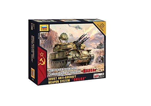 Preisvergleich Produktbild Zvezda 500787419 - 1:100 Soviet Anti Aircraft Weapon SHILKA