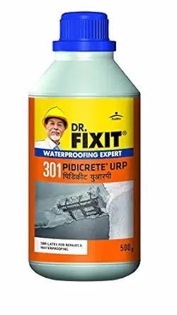 Dr. Fixit PIDICRETE URP, Cement Fevicol, Latex Base, Universal Waterproofing, Repair and New Construction, 500 GM