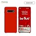 Produktbild Moxie Schutzhülle für Galaxy S10 [BeFluo] aus Silikon, dünn und leicht, Mikrofaser, stoßfest und Kratzfest, für Samsung Galaxy S10