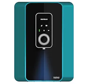 Havells Digiplus Alkaline Absolutely Safe RO + UV purified Alkaline Water Purifier with 8 Stages, Double UV Purification and Patented Alkaline Water Technology (Green and Black, 6 L)