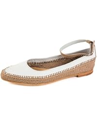 Melvin&Hamilton Bailarinas de Piel Lisa Para Mujer Blanco Weiß 37 EU