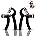 Produktbild 2er Handtrainer, Einstellbares Unterarm Trainingsgerät mit 10-50kg Griffkraft, 22-110lb Ideapro Hand Trainingsgerät für Klettern, Hand Krafttraining Handgelenk (Schwarz)