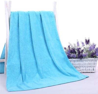 DANCICI Beauty Salon Bath Towel Hotel Steaming Adult Men And Women Tube Top Soft Suction Towels, Lake Blue