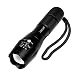 Produktbild Tactical LED Taschenlampe Taschenlampe, refun A100 Leistungsstarkes Blitzlicht, wiederaufladbar TAC Licht, Wasser beständig Handheld Taschenlampe mit Zoom Funktion und 5 Modi (18650 Akku und Ladegerät enthalten)