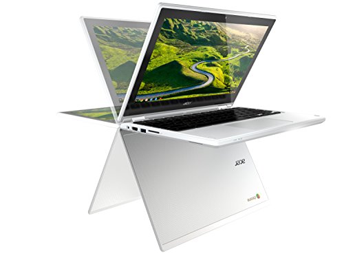 Acer R11 CB5-132T 11 6 inch Convertible Chromebook Laptop  Intel Celeron N3050  2 GB RAM  16 GB eMMC  Integrated Graphics  Chrome OS  - White