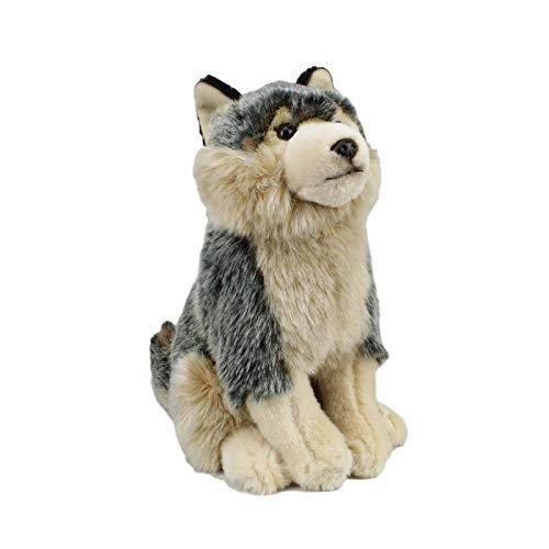 Faithful Friends Collectables Grey Wolf Soft and Cuddly Toy