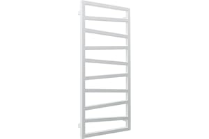 anapont ZigZag - Scaldasalviette elettrico di alta qualità, colore bianco, funzione timer, scaldasalviette, riscaldamento elettrico, riscaldamento asciugamani, prodotto in Germania