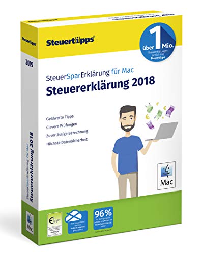 Price comparison product image SteuerSparErklärung Mac 2019: Steuererklärung 2018 für Mac