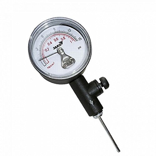 Preisvergleich Produktbild JAKO Bari Ball Luftdruckmesser Luftdruckprüfer Manometer mit Ablassventil