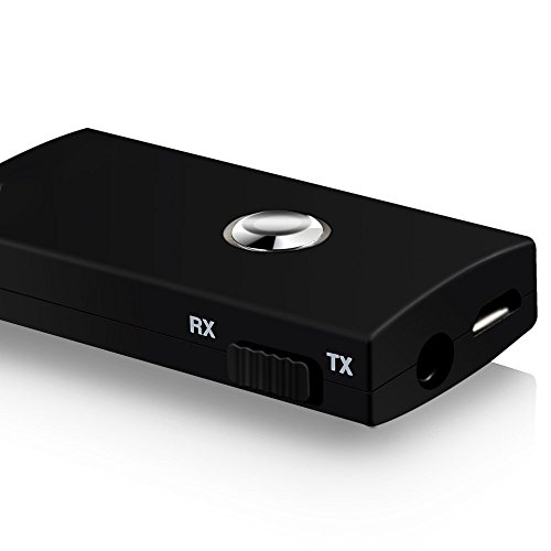 Foho Bluetooth Adapter Transmitter Empfänger 2 in 1 Sender / Receiver Adapter Stereo mit 3,5mm Audio Kabel für Kopfhörer Lautsprecher Radio TV PC Laptop Tablet MP3 / MP4, spielt während des Ladens - 3