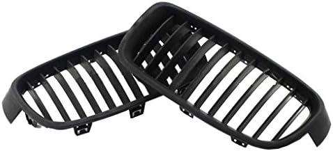 Meisijia 1 Pair Matte Black Front Grille for 3 Series F30 F31 2012-2016