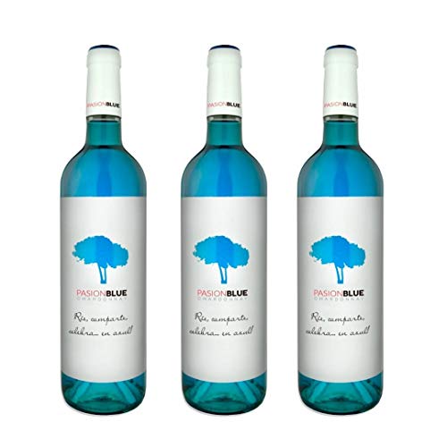 Pasion Blue Cóctel aromátizado vitivinícola - 3 botellas - 2250 ml