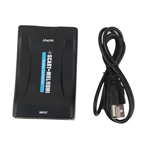 Generic HDMI Konverter (SCART zu HDMI),HKMI 1080p or 720p,USB-Stromversorgung,PAL/NTSC3,für HDTV DVD STB,mit USB Kabel - 2
