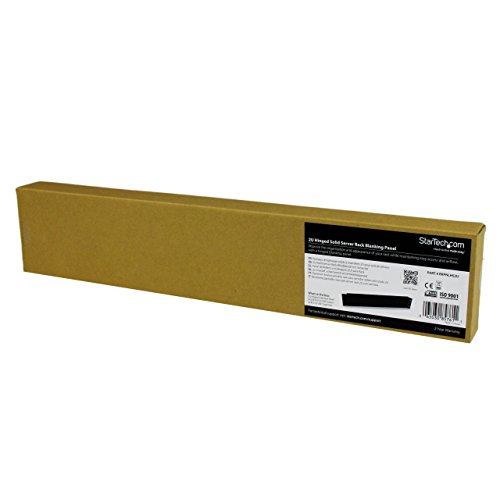 StarTech RKPNLHS2U 2HE Rackblende 48,26 cm (19 Zoll) mit Scharnier - 5