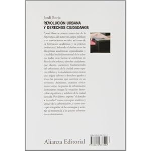 Revolución urbana y derechos ciudadanos (Alianza Ensayo)