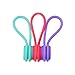 Price comparison product image Gaddrt 3Pcs Cord Clip Strong Magnetic Twist Ties - Clamps for Office Stationery Cable Management 3.94 inch (D)