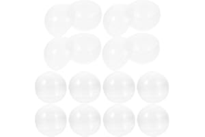 OSALADI 20 Stück Automatenkapseln 8 cm Leer Durchsichtig Rund Kapseln Kaugummiautomaten Überraschungsspielzeugbehälter Befüllbare Kugeln Für Weihnachten Weihnachtsbaum Für Halloween Party
