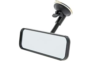 TESLA-PROTECT Zusatzspiegel für Auto/Fahrlehrer/Toter Winkel/Baby/Wohnmobil - Flexible Schwanenhals und Saugnapf