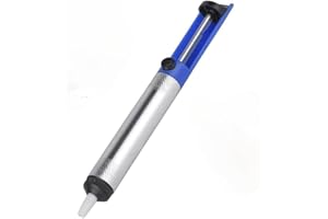 SUNGLOW Desoldador manual para aspirar estaño | Chupón de estaño | Bomba de succión y limpiador de estaño placas electrónicas | Ideal para laboratorios, tiendas de servicio,escuelas, hogar e industria