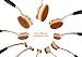 Party Queen New 10Pcs Elite Oval Tooth Design Make up Brushes Set