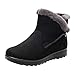 Produktbild JYJM 2018 Schneestiefel Warm Gefütterte Winterschuhe Outdoor Winterstiefel Stiefel für Damen Herren Shop günstig kaufen Damen Plus Stiefel Schneeschuhe Stiefel Reißverschluss