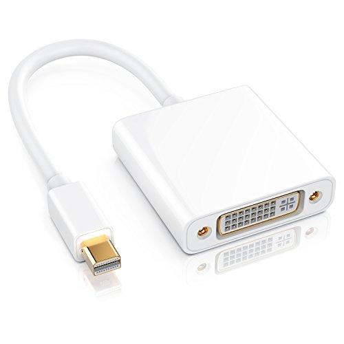 CSL – HQ Full HD 1080p Mini Displayport (miniDP) auf DVI Adapterkabel | Zertifiziert | 24K vergoldete Kontakte | PC und APPLE / iMac, Mac, MacBookPro, MacBookAir - 3