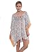 Cotton Beach Kaftan Floral & Zig Zag