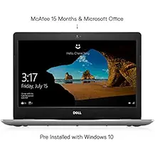 Dell Inspiron 3493 14-inch HD Laptop (10th Gen i3-1005G1/4GB/1TB HDD/Win 10 + MS Office/Intel HD Graphics/Silver) D560193WIN9SE