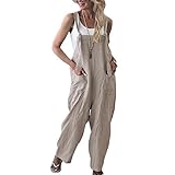 monos hippies tallas grandes ❤️ El diseño Fashion puede hacerle más encantador y vitalidad. De forma ancha, moda nueva.Fácil a emparejar con camisetas, o cualquier tipo de prendas de vestir.