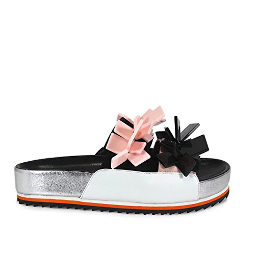 Preisvergleich Produktbild KAT MACONIE DAMEN DREW ROSA / SILBER GUMMISANDALEN