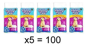 Paquete de 100 Súper Absorbente PREMIUM Cachorro Perro Empapadores 60 x 45cm según MUNDO DE MASCOTAS