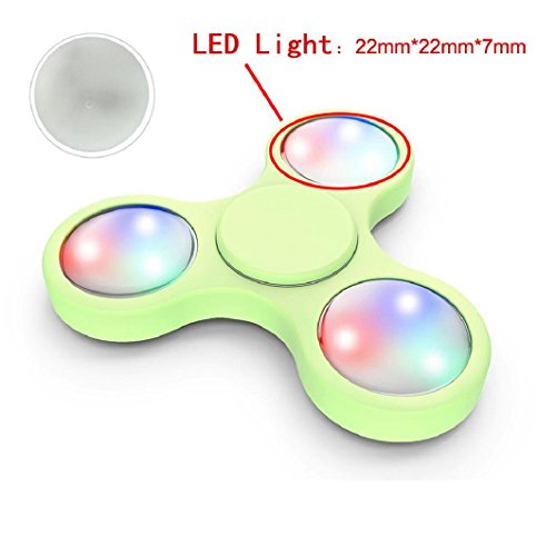 LED-Licht für Fidget Hand Spinner, Lanspo Torqbar Fidget Hand Spinner Finger Spielzeug EDC Focus Gyro LED Lichter (Weiß 1)