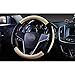 Produktbild FJW Auto-Plüschlenkradabdeckungen, Kein Geruch Rutschfest Anti-Shedding Universalgröße 37-39cm für Auto/LKW/SUV/Van,Beige