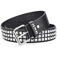 Buy Baynoyia Women Men Studded Belt Punk Rock Bullets Rivet