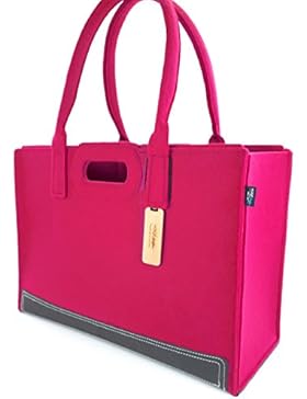 Filz-Tasche Lady Bag XL 45x18x30cm (purpur) - Shopper Bag - Einkaufstasche - Handtasche - Freizeittasche - Shoppingtasche...