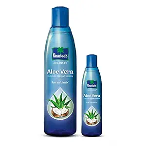 Parachute Advansed Aloe Vera Enriched Coconut Hair Oil, For Soft, Strong Hair, 250ml +75ml