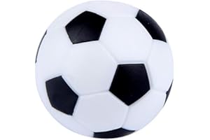 HoveeLuty Mini Football Plastic Plastic Ball Table Ball Soccer Footballs Remplacements Mini Plastique Ballon De Football Noir Et Blanc pour La Plage D'intérieur en Plein Air Plage